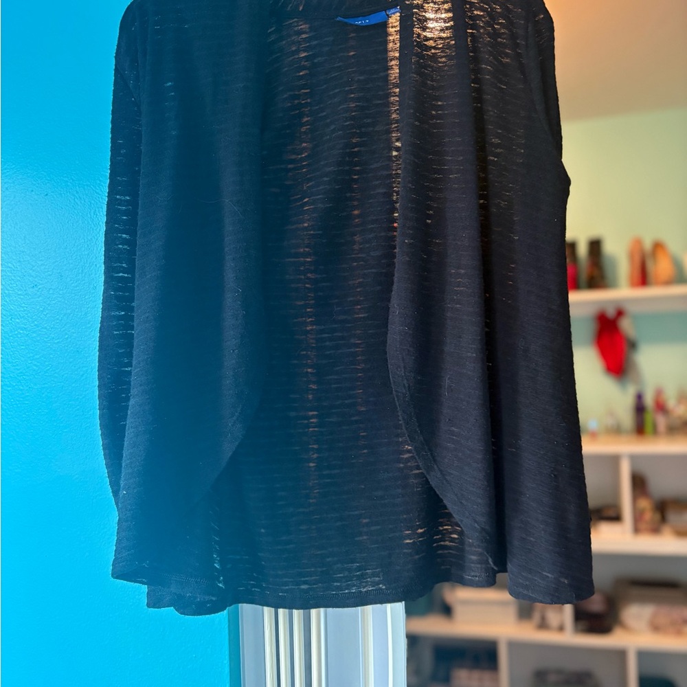 Black Women's Lightweight Knit Sweater